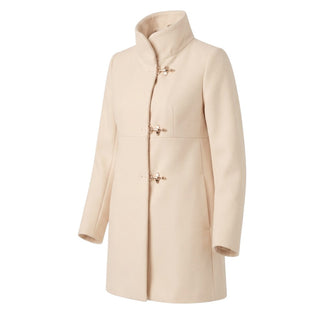 Fay Cappotto Beige Chiaro In Misto Lana NAW5051Y050 Per Donna