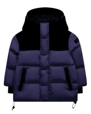 Il Gufo Giubbino trapuntato con cappuccio e logo A22GM380N0031