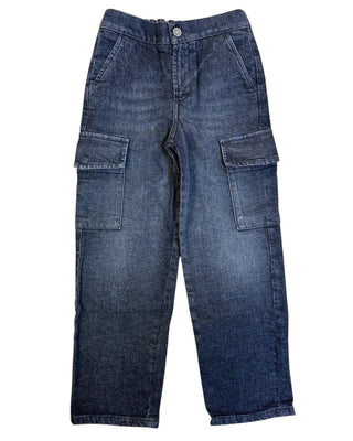 Dondup Jeans neri modello cargo DMPA092