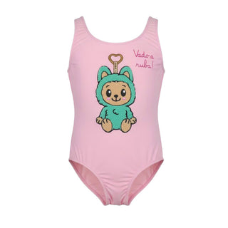 Mc2 Saint Barth Costume Intero Cara Con Labubu CARA0001/00960L Per Bambina