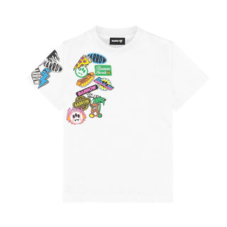 Barrow T-shirt Bianca In Jersey Con Stampa S6BKJUTH073-002