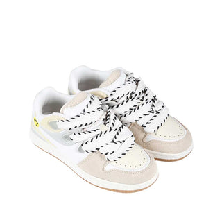 Barrow Sneakers Lacci Bicolore F4BQJUSN In Pelle Scamosciata