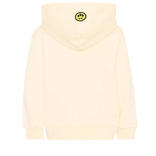 Barrow Felpa Avorio Con Cappuccio E Teddy F6BKJUHS031-013 Per Bambini