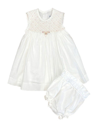 Tartaleta Vestina Cerimonia con punto smock b8004