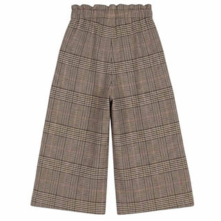 J.o Milano Pantaloni Principe Di Galles A Gamba Larga 2664P1J Per Bambina