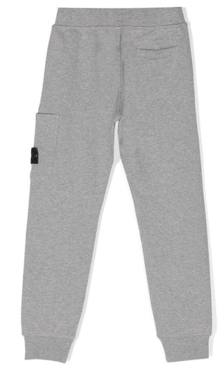 Stone Island Pantaloni jogger con logo 801661540