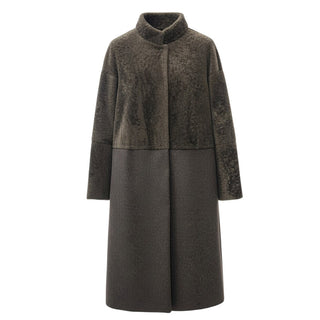 Fabiana Filippi Cappotto monopetto in shearling da donna PLD220W276