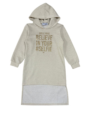 Gaelle Abito in jersey con cappuccio da bambina 2741VF00381