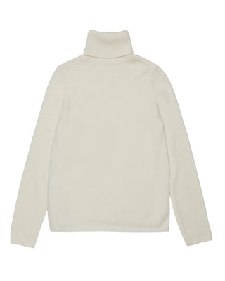 Maison Margiela Maglia Dolcevita in misto lana con logo M60884-MM06Q