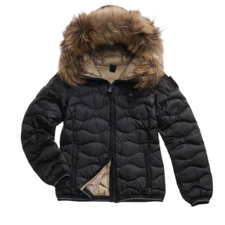 Blauer Giubbino a onde con pelliccia Aldie 25WBLDC03096