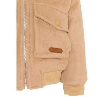 Lanvin Cappotto Beige Reversibile N30447/287 Per Bambino