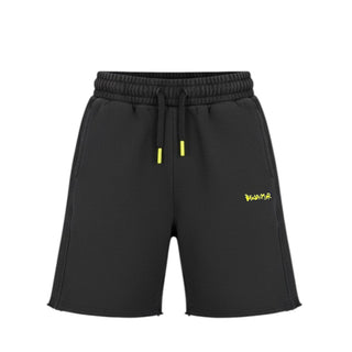 Disclaimer Bermuda In Felpa Nero Per Bambino 26EDK58839