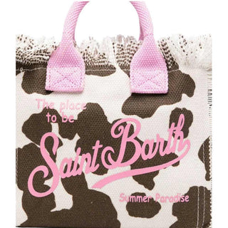Mc2 Saint Barth Borsa Vanity Mini In Canvas Con Fantasia Muccata VAMI001/00327L