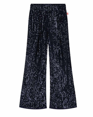 Billieblush Pantaloni con paillettes blu U20560