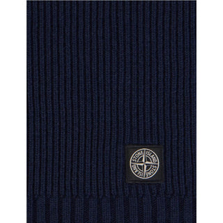 Stone Island Scaldacollo da bambino in misto lana con Compass K2S16N200001