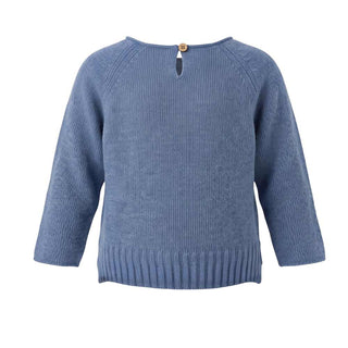 Maperò Maglia Blu Avio In Misto Lana M34368/153 Per Neonata