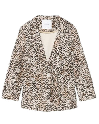 Lù:Lù Giacca animalier in felpa LL3333