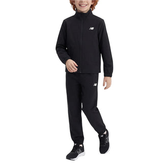 New Balance Tuta Nera In Tessuto Tecnico YS61J2QC-BK078 Per Bambino