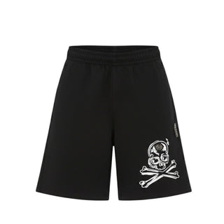 Philipp Plein Bermuda In Felpa S6PHJBBE044 Con Teschio