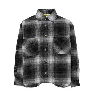 Barrow Camicia A Quadri Nera F6BKJBSI076-110 Per Bambini