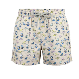 Mc2 Saint Barth Costume Jean Lighting Con Stampa Snoopy Relax JEA0004/00592L Per Bambino