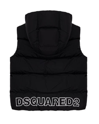 Dsquared2 Ärmellose Jacke mit Kapuze DQ1731-D00BN