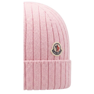 Moncler Cappello Rosa In Lana Vergine L29513B00006-529 Per Neonata