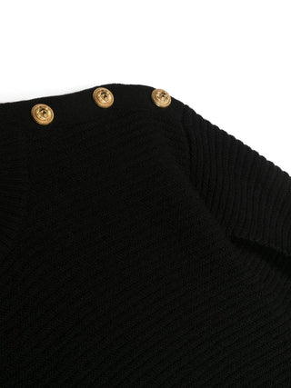 Balmain Pullover mit Rundhalsausschnitt BT9A80