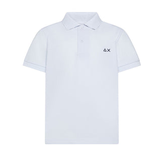 Sun68 Polo Bianca Con Logo Per Bambino A36315/01