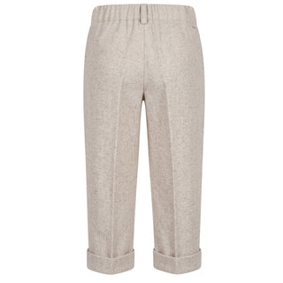 J.o Milano Pantaloni Beige In Misto Lana 2664A3J Per Bambino