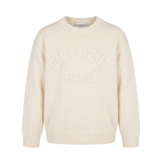 Givenchy Maglia Avorio In Misto Cashmere H31487/117 Per Bambini