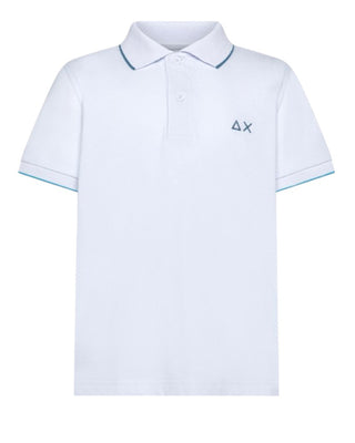 Sun68 Polo A Maniche Corte A35310B Con Logo