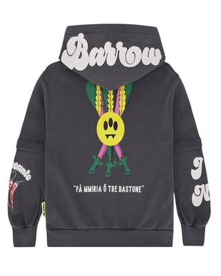 Barrow Felpa con cappuccio e stampa tre di bastoni F5BKJUHS158