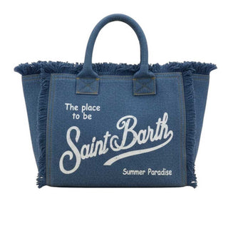 Mc2 Saint Barth Borsa Collette In Denim COL0001/0009L