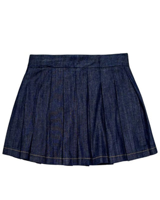 Dsquared2 Gonna plissettata in denim DQ2566-D0AAN