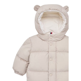 Moncler Giubbino Beige Jareth Con Cappuccio L29511A00001-20N Per Neonato