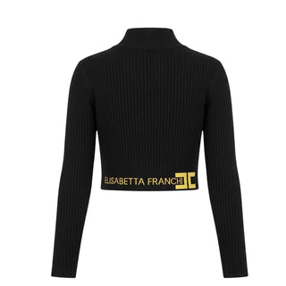 Elisabetta Franchi Lupetto A Costine Cropped Per Bambina EFMA152.C