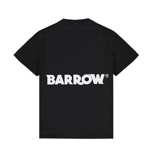 Barrow T-shirt Nera A Maniche Corte Con Smile S6BKJUTH006-110