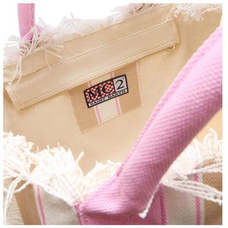 Mc2 Saint Barth Borsa Vanity In Canvas A Righe VANI001/02596L