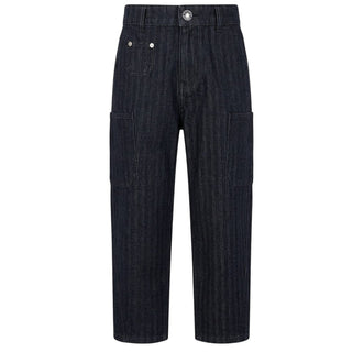 Givenchy Jeans Cargo In Denim Blu Scuro H31397/Z35 Per Bambino