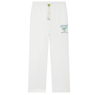 Casa Blanca Pantaloni jogger bianchi Tennis Club Icon M-SP26-JTR-051-02