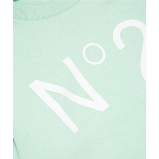N21 Felpa girocollo con logo frontale N21574-N0154