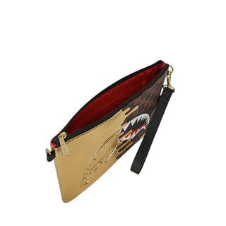 SPRAYGROUND Pochette SHARKS IN PARIS GOLD DRIP 910B9344NSZ