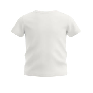 J.o Milano T-shirt Bianca In Jersey Per Neonato 676B4