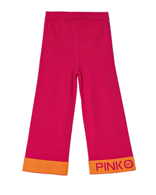 Pinko Pantaloni a palazzo in maglia da bambina F4PIBGPA129