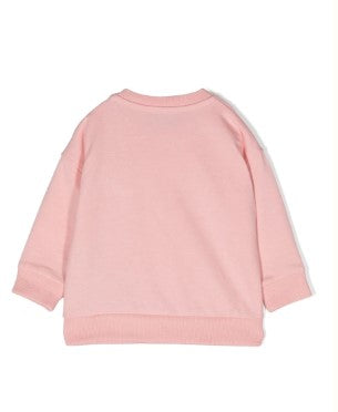 Moschino Felpa girocollo con simbolo applicato MTF03Q