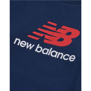 New Balance T-shirt Blu A Maniche Lunghe LAKB0254-NNY078 Per Bambino