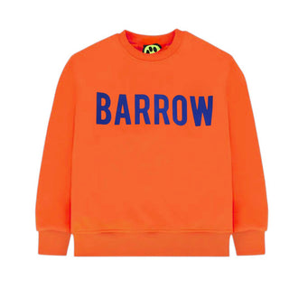 Barrow Felpa Girocollo In Cotone Con Logo F4BKJUSW024 Per Bambini