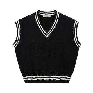 Elisabetta Franchi Sleeveless Sweater EFMA153.C With Logo