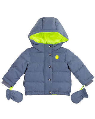 Trussardi Junior Giubbino trapuntato con cappuccio da neonato TIA22059